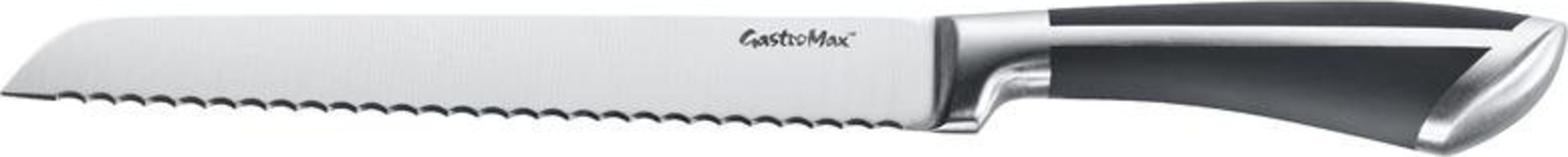 Gastromax Hnífur brauð 34x4x2mc svartur/stál