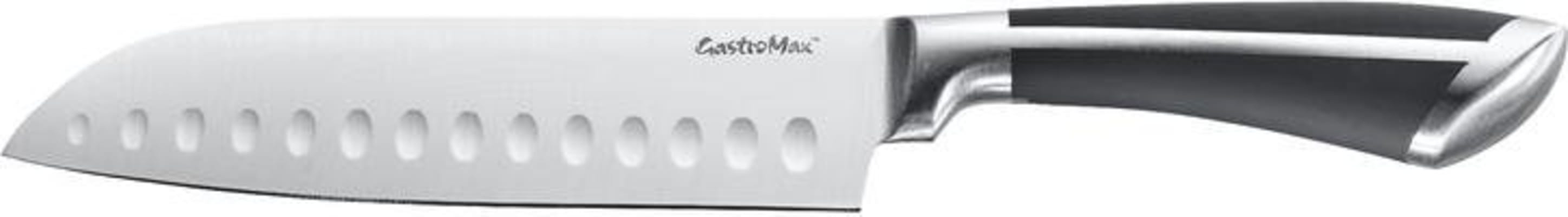 Gastromax Hnífur santoku 29cm svartur/stál