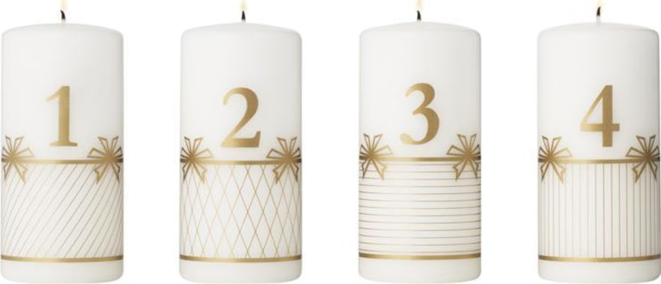 Georg Jensen Aðventukerti 2025 gull