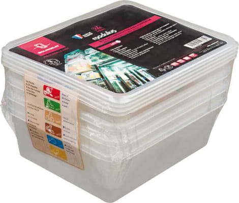 Geymslubox plast 1/2 gn – 100 – 4 st í pakka