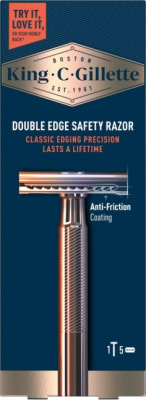 Gillette KCG Double Edge Razor + 5 Blöð