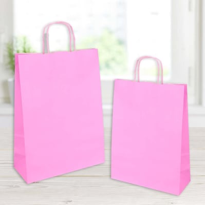 Gjafapoki-Shopper Rosa 22x10x32cm.(25)
