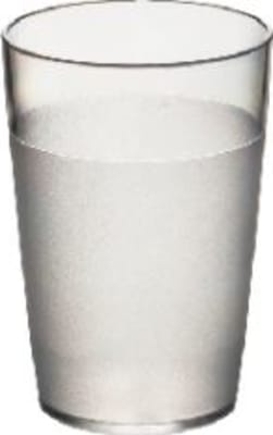 Glært plastglas 25 cl.