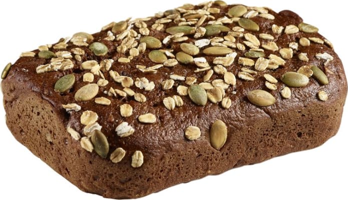 Glútenlaust hafrabrauð með graskersfræjum og linsum 12x450g