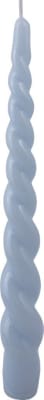 Glans kerti snúin blá 2st 24cm (5)