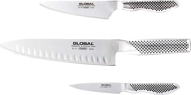 Global Hnífasett 3stk 20cm/13cm/9cm