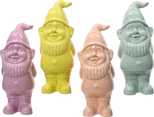 Gnome Stytta Heart 4-teg 15x35cm. (4)