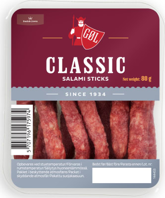 GOL Klassisk Salami Sticks 11&#215;80 g/ks