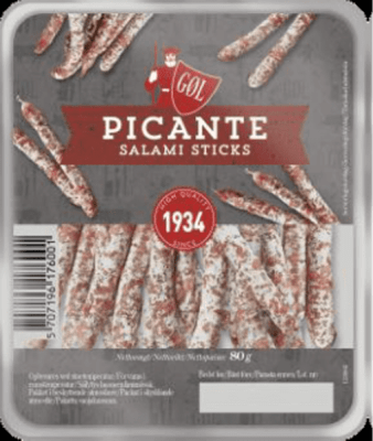 GOL Picante Salami Sticks 11x80g