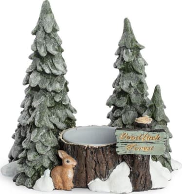 Good Luck Trolls Kertastjaki 18cm með jólatrjám