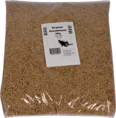 Grænar linsubaunir 5kg
