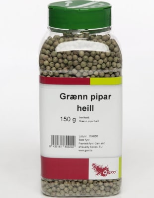 Grænn pipar heill þurrkaður 150g