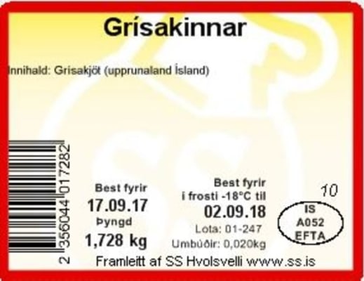 Grísakinnar lt