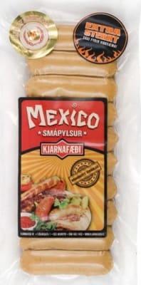 Grillpylsur Mexíkó 220g/stk