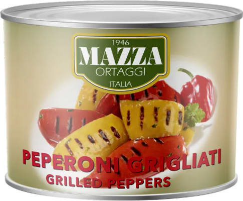 Grilluð paprika í sólkjarnaolíu 1,9 kg (6 stk í kassa)