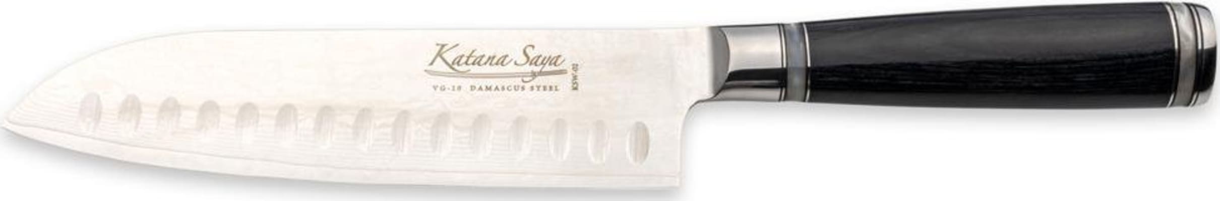Grunwerg Santoku hnífur 18cm Black wood