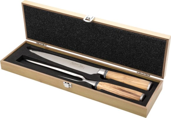 Grunwerg Steikarsett 2stk Olive Wood