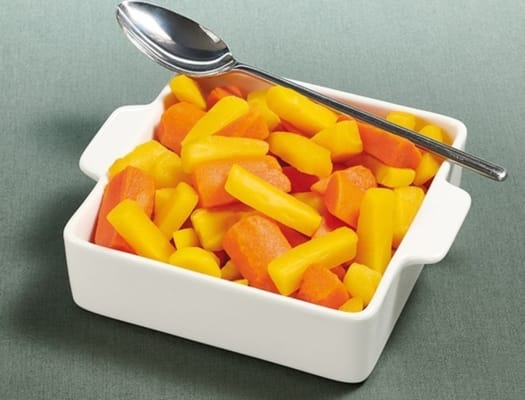 Gulrótar Fleygar Gular og Appelsínugular 4x2.5Kg Sysco 78165