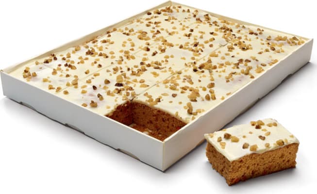 Gulrótarkaka í skömmtum 21x86g