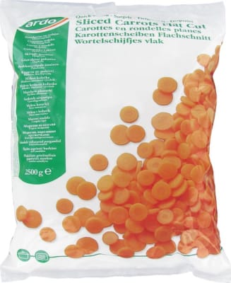 Gulrætur sneiðar 2,5kg
