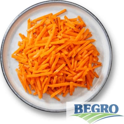 Gulrætur strimlar frystiv. 2,5kg (4 stk/ks)