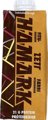 Hámark 250 ml létt súkkulaði