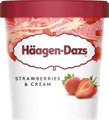 Hagen-Dazs strawberry & cream