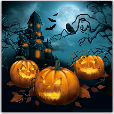 Halloween servíettur