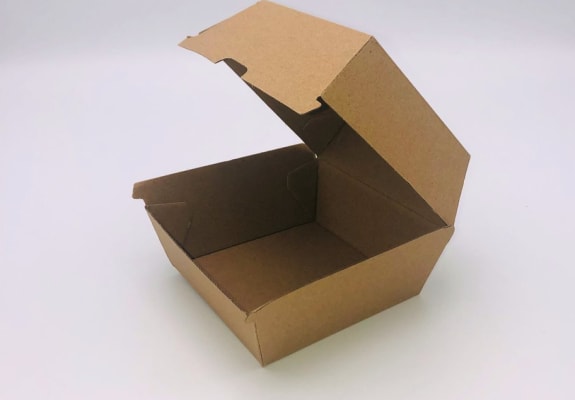 Hamborgarabox "Clamshell" 10x10x8cm 250stk