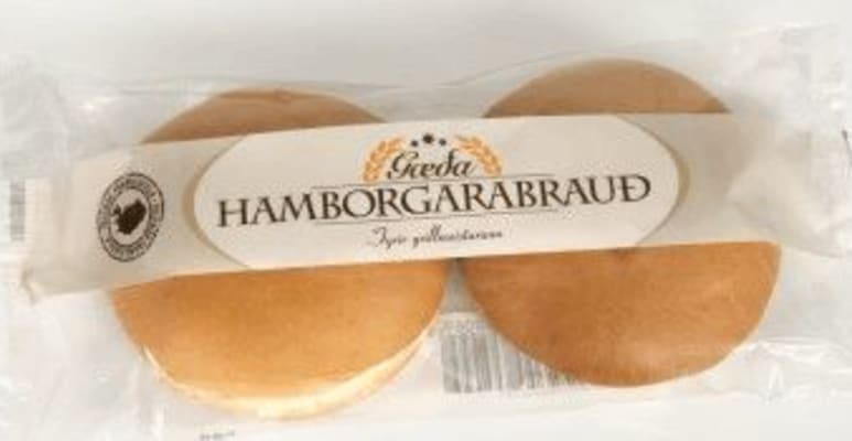 Hamborgarabrauð 2 stk