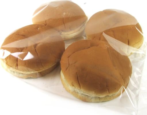 Hamborgarabrauð án sesam stór 32stk