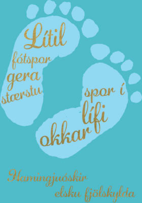 HAMMOND-Gjafak 110x150mm. Tásur blue (6