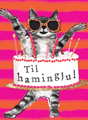 HAMMOND-Gjafakort 110x150mm. HBD cat (6)