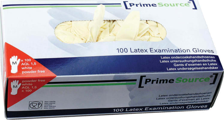 Hanskar Latex M án púðurs 100stk