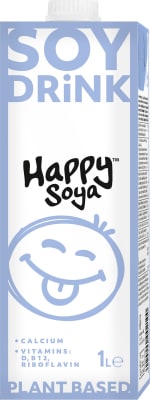 Happy sojamjólk m/kalki 1ltr (10stk/ks)