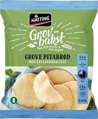 Hatting Pítubrauð Gróf 16x5 st 400 gr