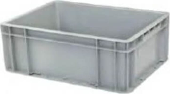 HBE Plastkassi grár D60xL40xH23