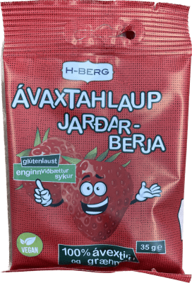 Hberg ávaxtahlaup jarðarberja 35 gr