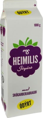 Heimilisjógúrt m/skógarberjum 10&#215;1 L/ks