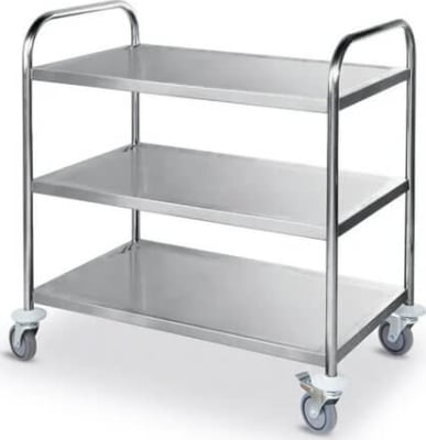 HENDI Handvagn stál 3 hillur