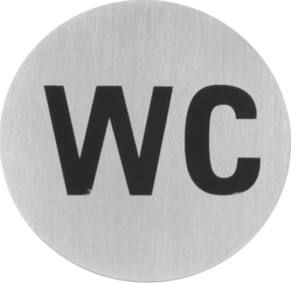 Hendi merkispjald - WC ø 7,5cm
