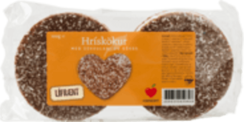 Himneskt Hrískökur með kókos