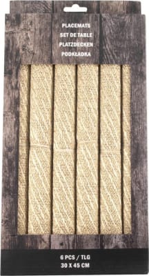 Hit Diskamottur 6stk í setti 30x45 poly gold