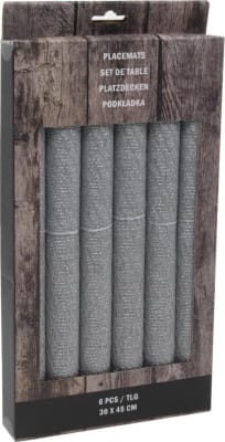 Hit Diskamottur poly 6stk 30x45 light grey