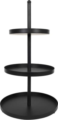 Hit Diskur metal 3ja hæða h:55cm black