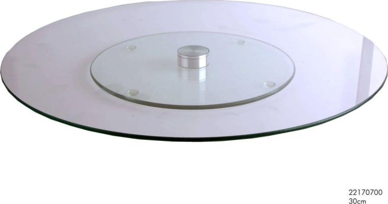 Hit Kökudiskur gler Ø: 30cm lazy susan snúnings