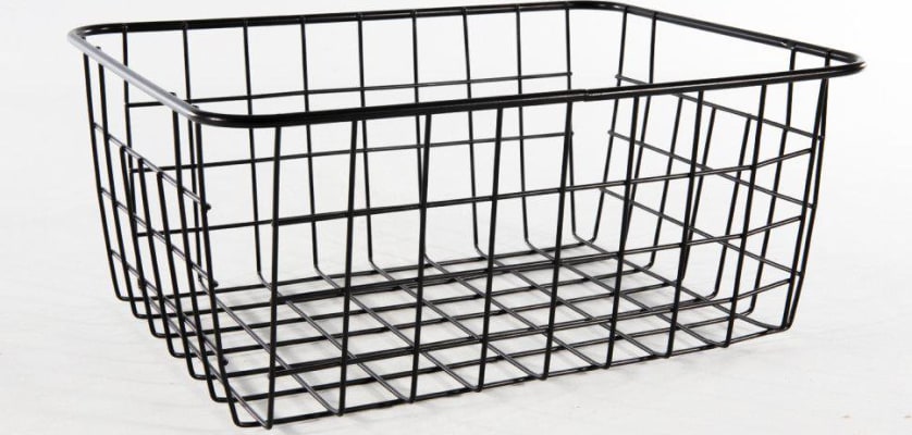 Hit Karfa metal 24x18x10cm black