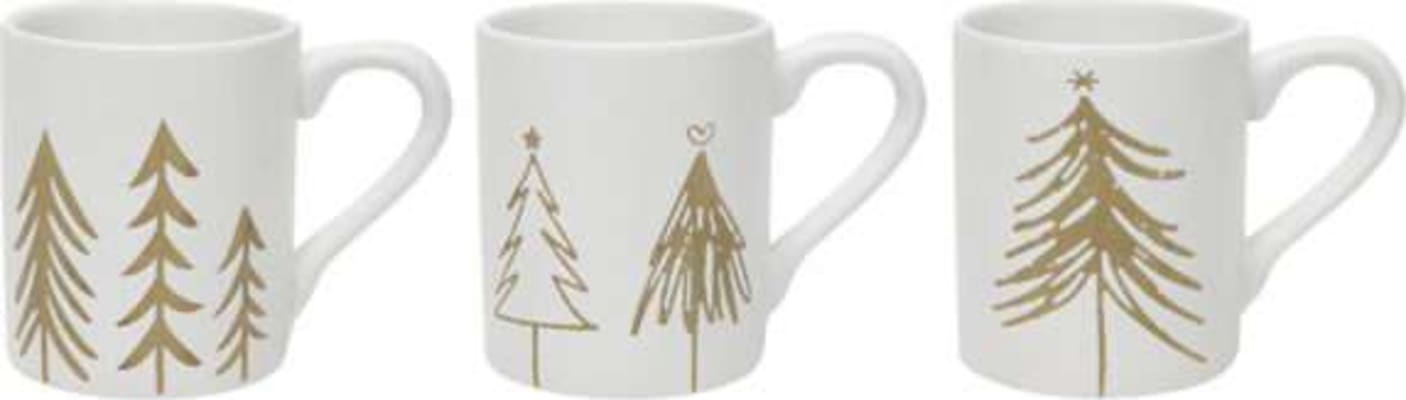 Hit Krús 300ml Jólatré 3 mism 1stk