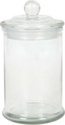 Hit Krukka gler með loki h:14,5cm ö8cm 400ml