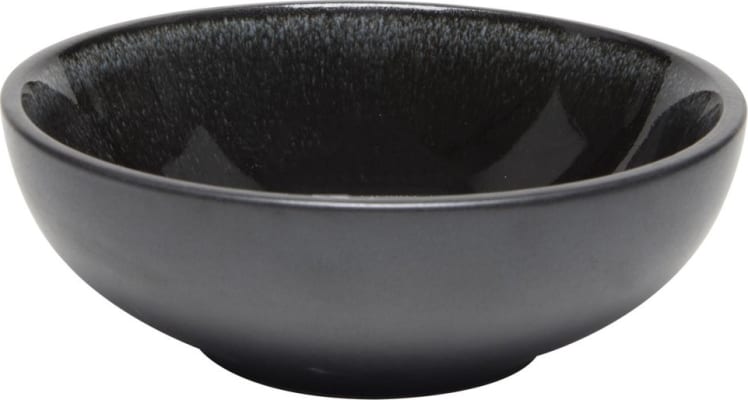 Hit Skál ö12x4cm hrá áferð new black